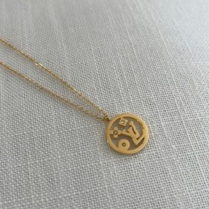 Excellent Quality Shinny Gold Stainless Steel- Inspired Necklace Pendant